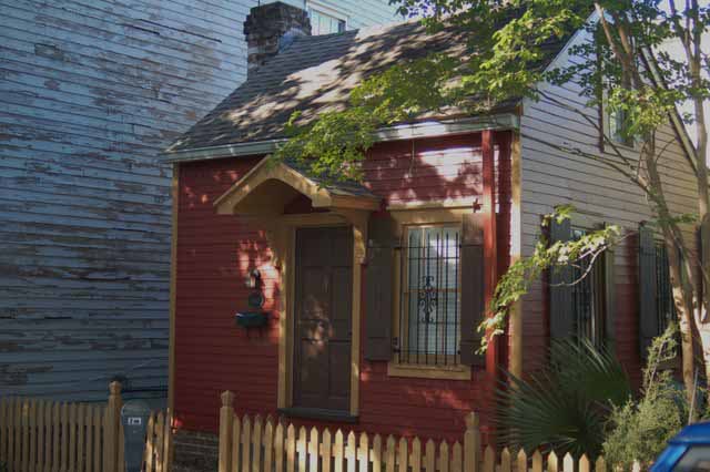 cabin in historic district